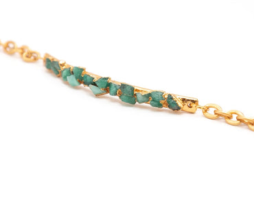 Brazalete Mosaico de Esmeralda FUSIÓN