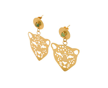 Puma Emerald Earrings