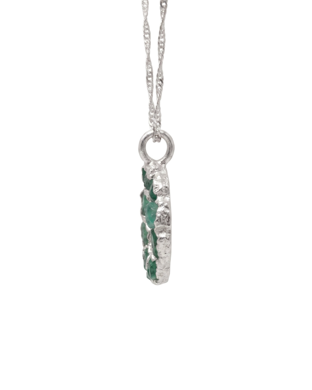 Dije con Cadena Corona plata 925