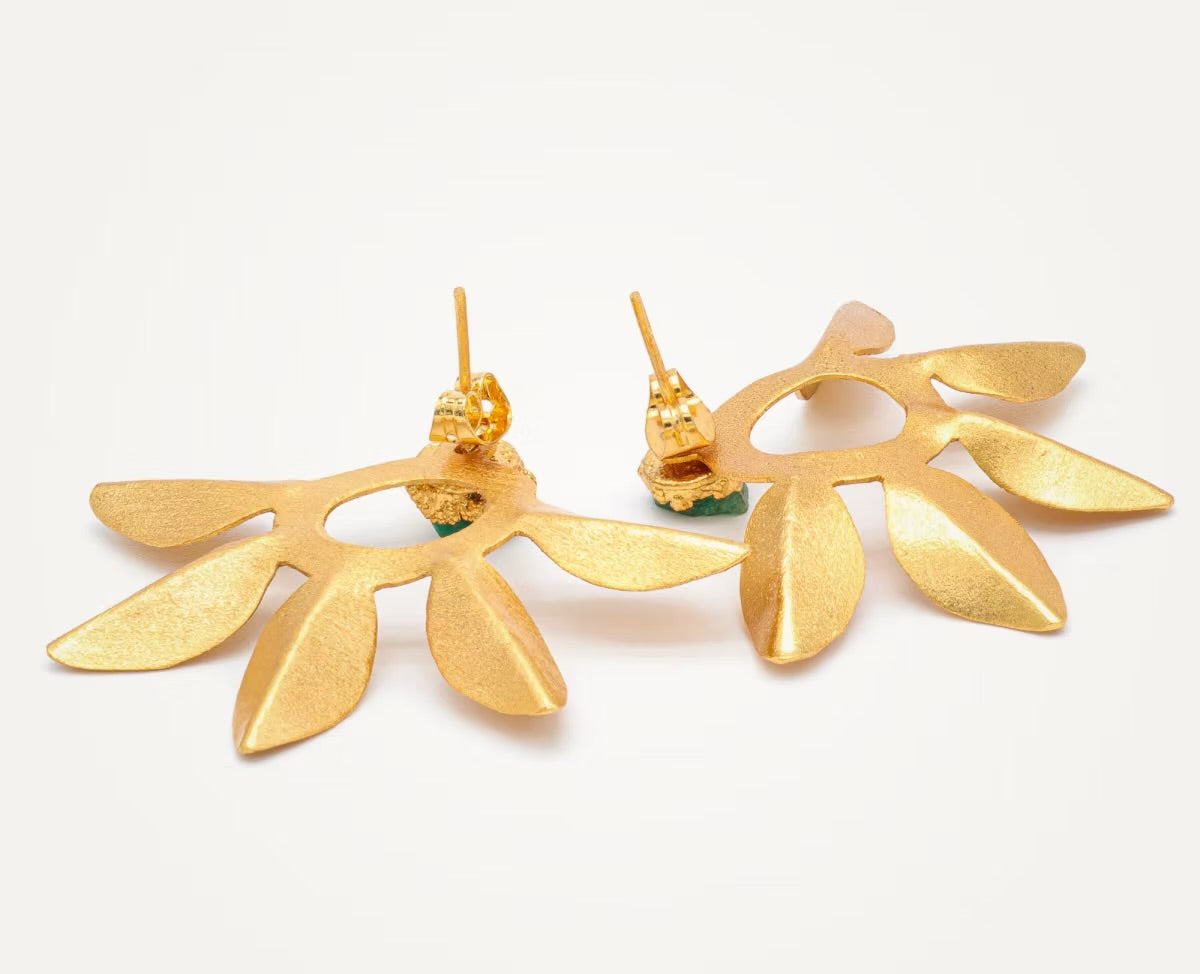 Topo 5 hojas reemplazable esmeralda