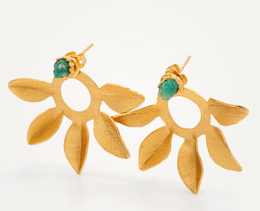 Topo 5 hojas reemplazable esmeralda