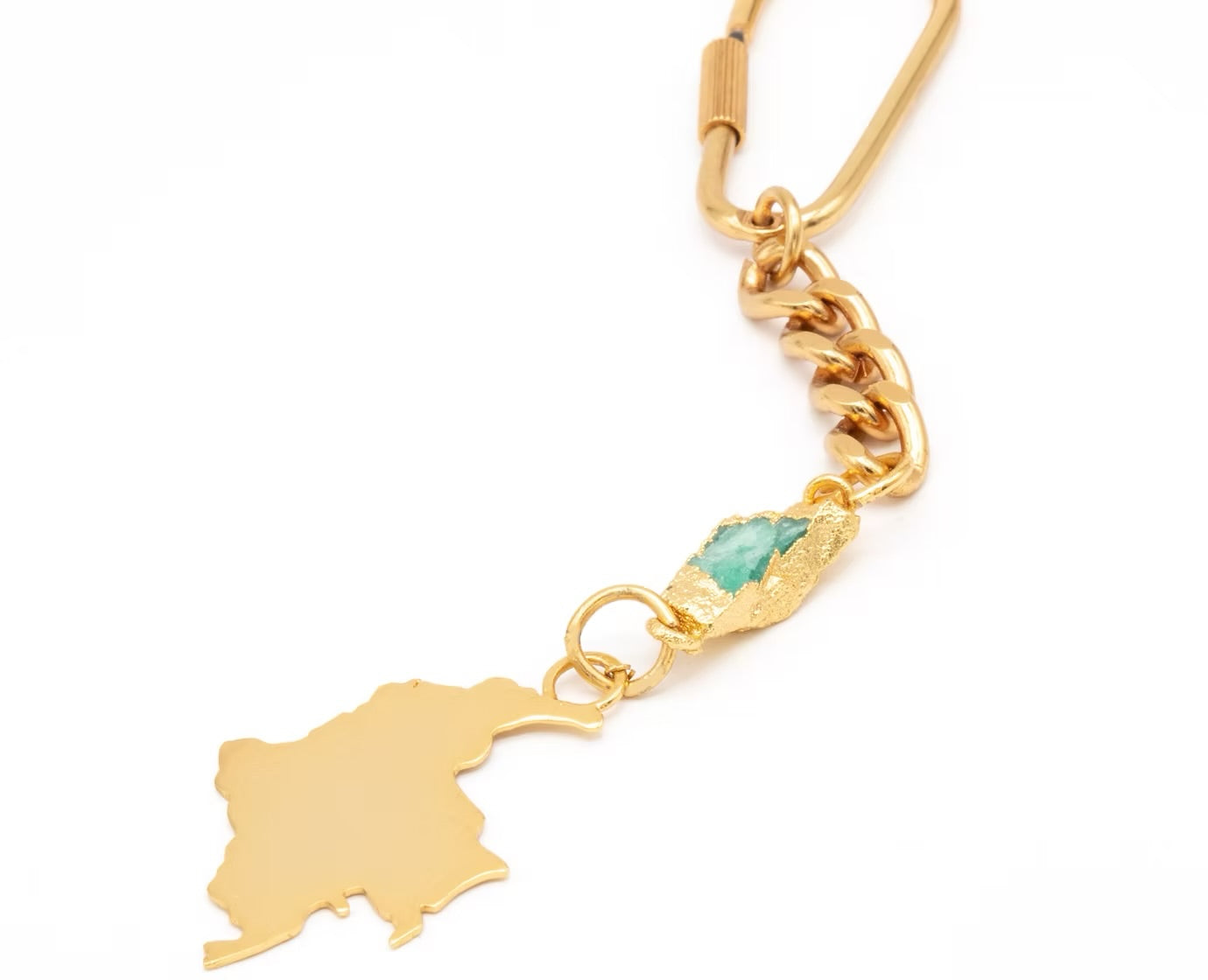 Colombia map keychain