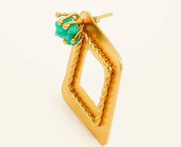 Replaceable square emerald mole