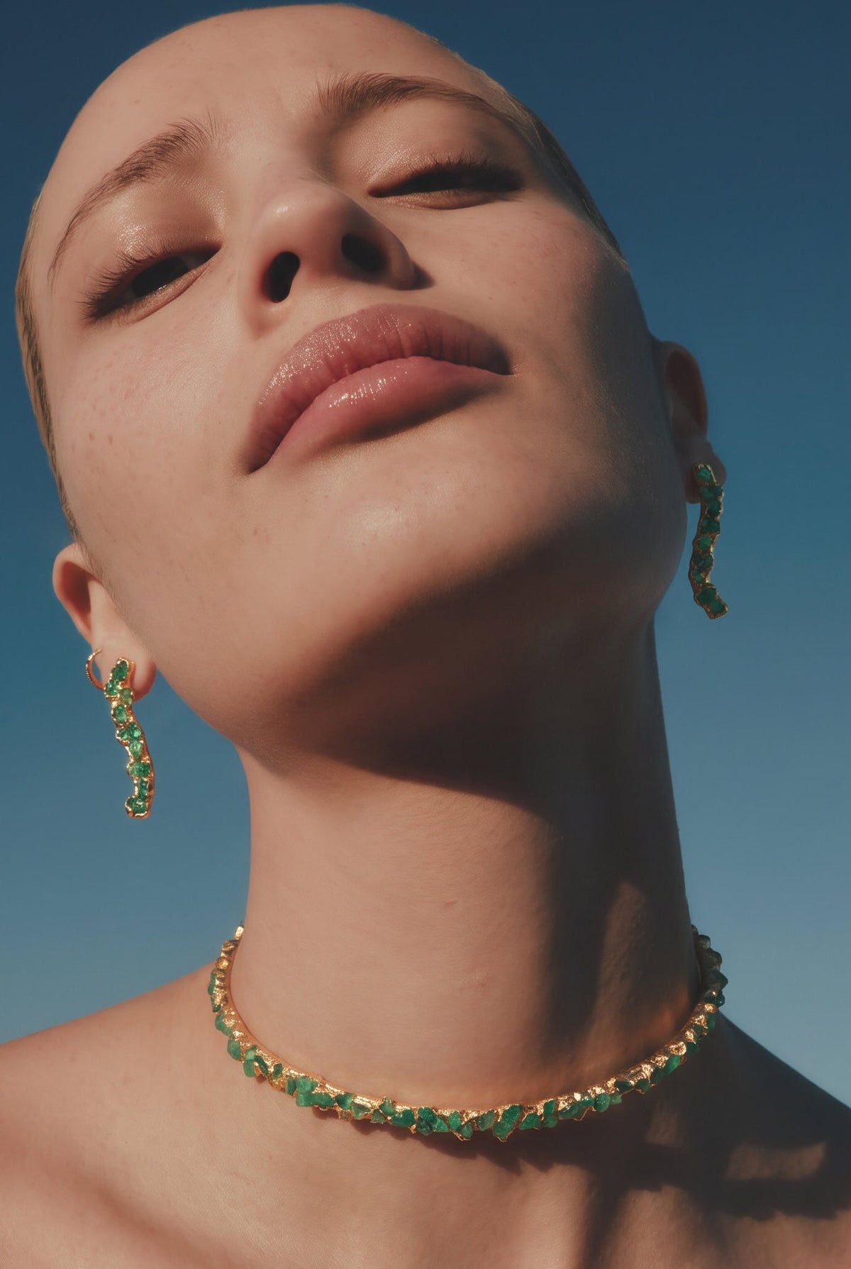 CHOKER MOSAICO ESMERALDAS FUSIÓN