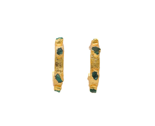 Candonga Plana Pequeña 2 cm  Esmeralda - FUSIÓN