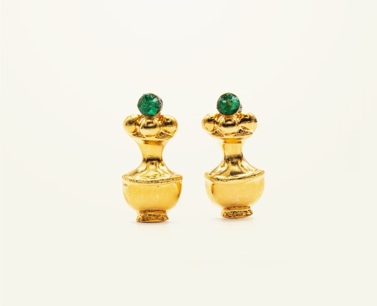 Emerald Poporo Topo - Pre-Columbian Collection