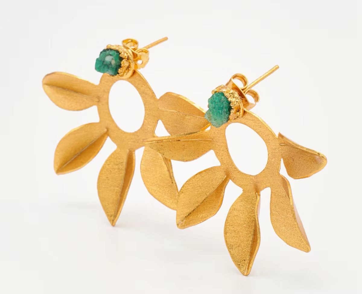 Topo 5 hojas reemplazable esmeralda