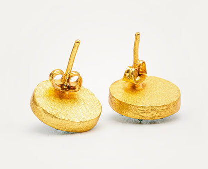 Topo círculo Esmeralda resinado