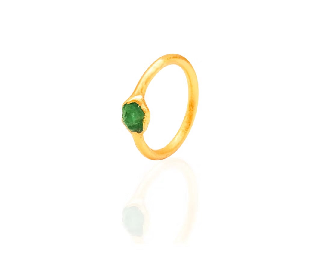 Anillo Básico Esmeralda - FUSIÓN Collection