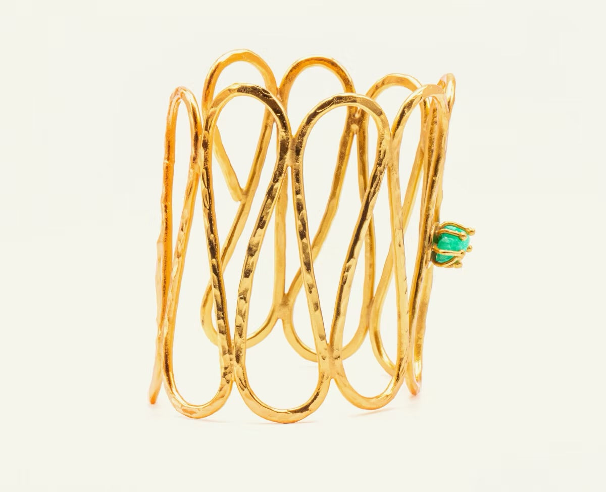 Brazalete Ondas Esmeralda