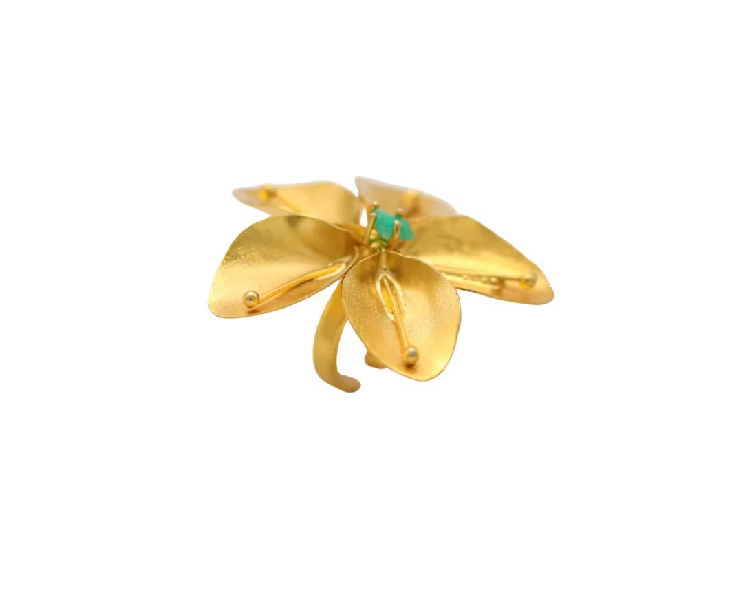 Anillo 5 cartuchos Esmeralda