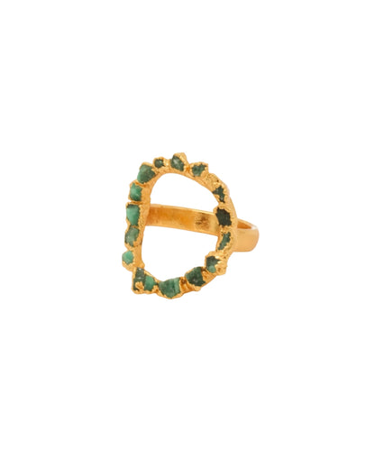 Emerald Crown Ring - FUSION Collection