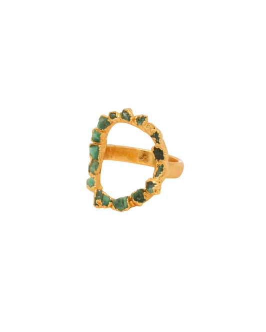 ANILLO CORONA ESMERALDA FUSIÓN