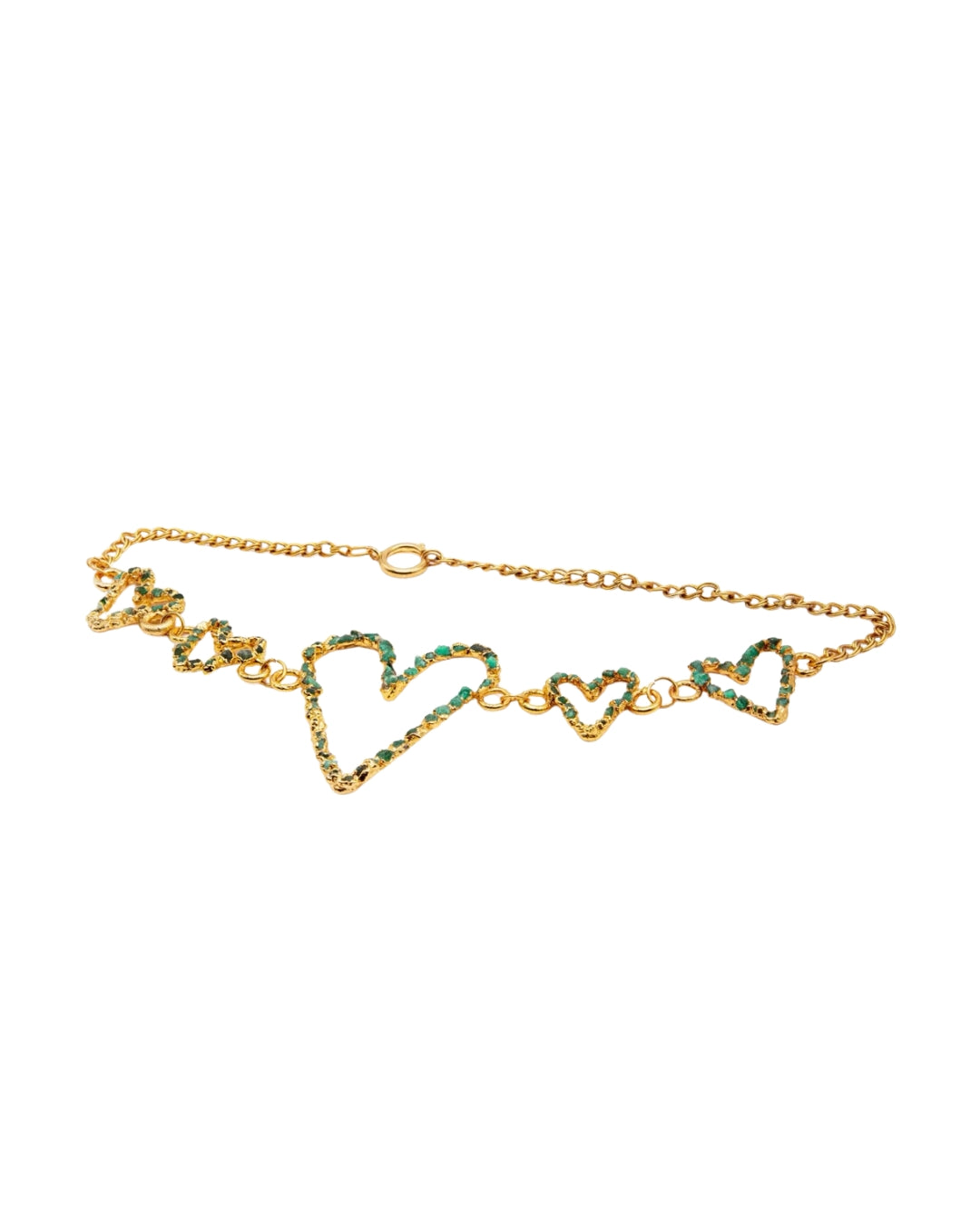 Emerald Heart Choker - L'AMOUR Collection