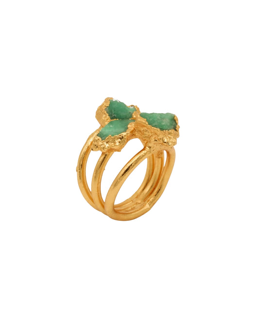 ANILLO 3 ESMERALDAS FUSIÓN