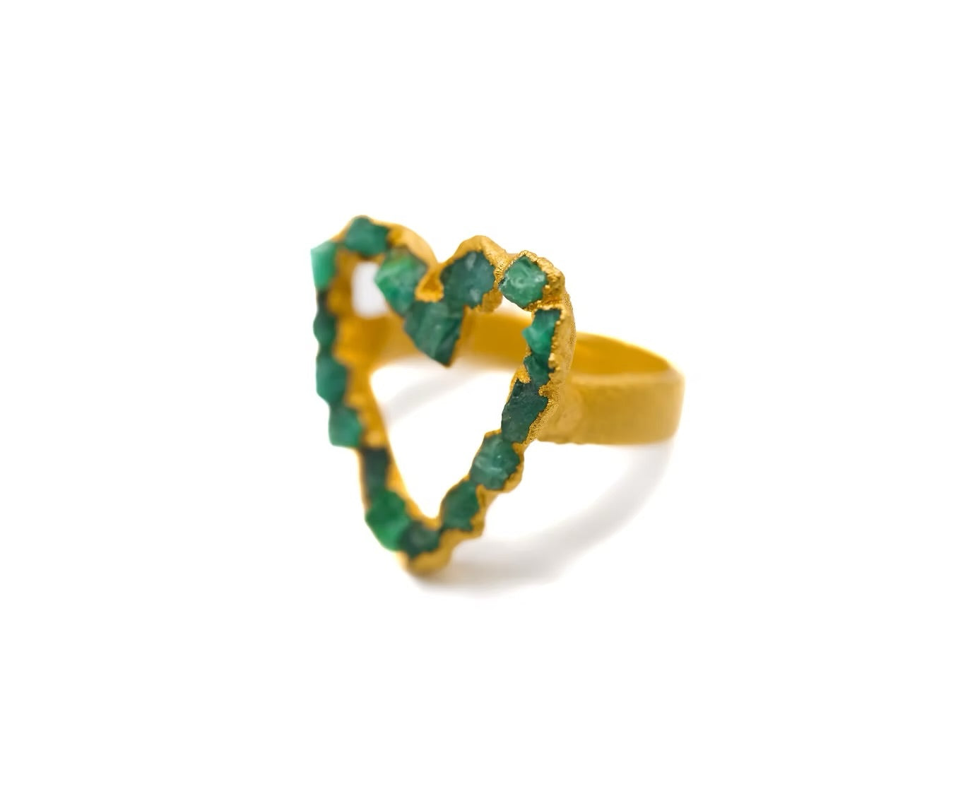 Emerald heart ring - L'AMOUR Collection