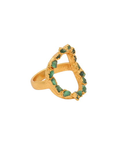 Emerald Crown Ring - FUSION Collection