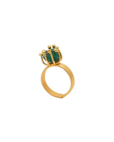 ANILLO UÑA ESMERALDA