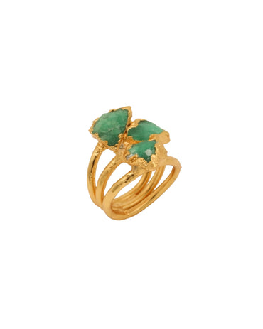 ANILLO 3 ESMERALDAS FUSIÓN