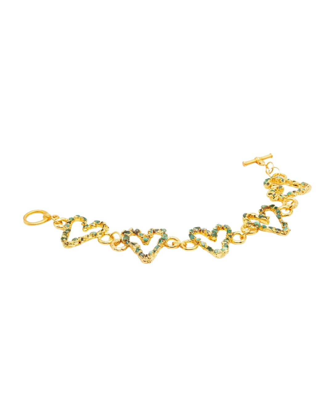 Emerald Heart Bracelet - L'AMOUR Collection