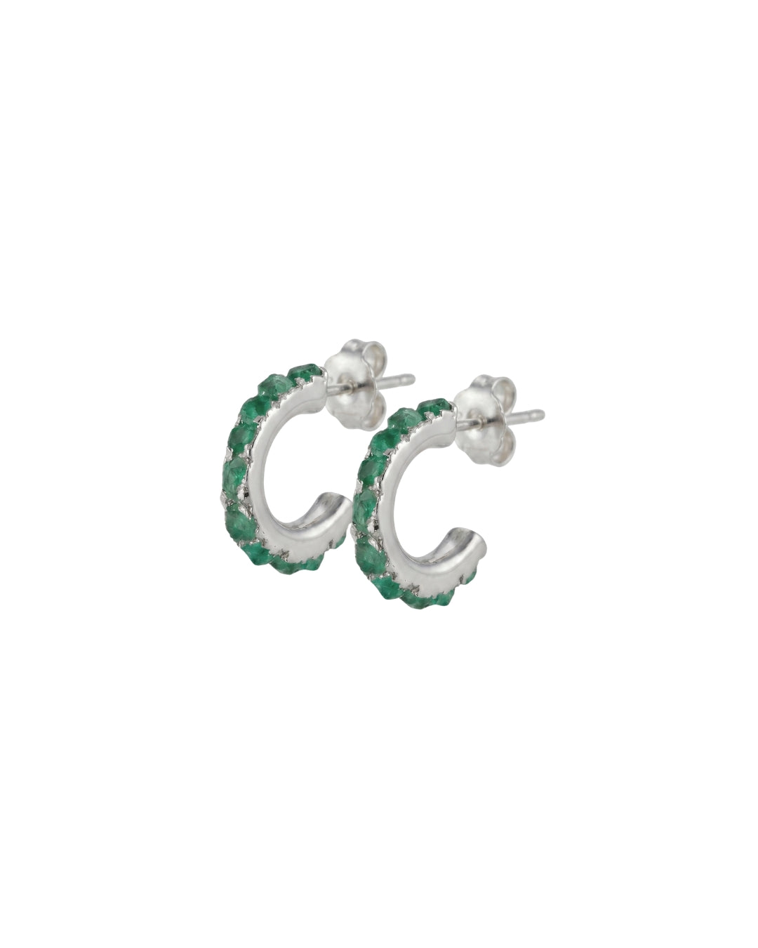 MINI CANDONGA PLATA Y ESMERALDA 1 CM