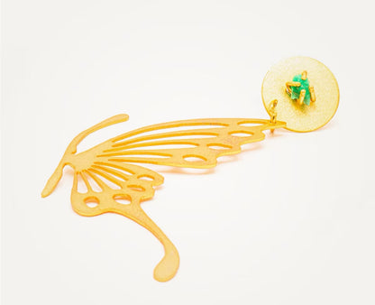 Emerald Butterfly Earring - WILD collection