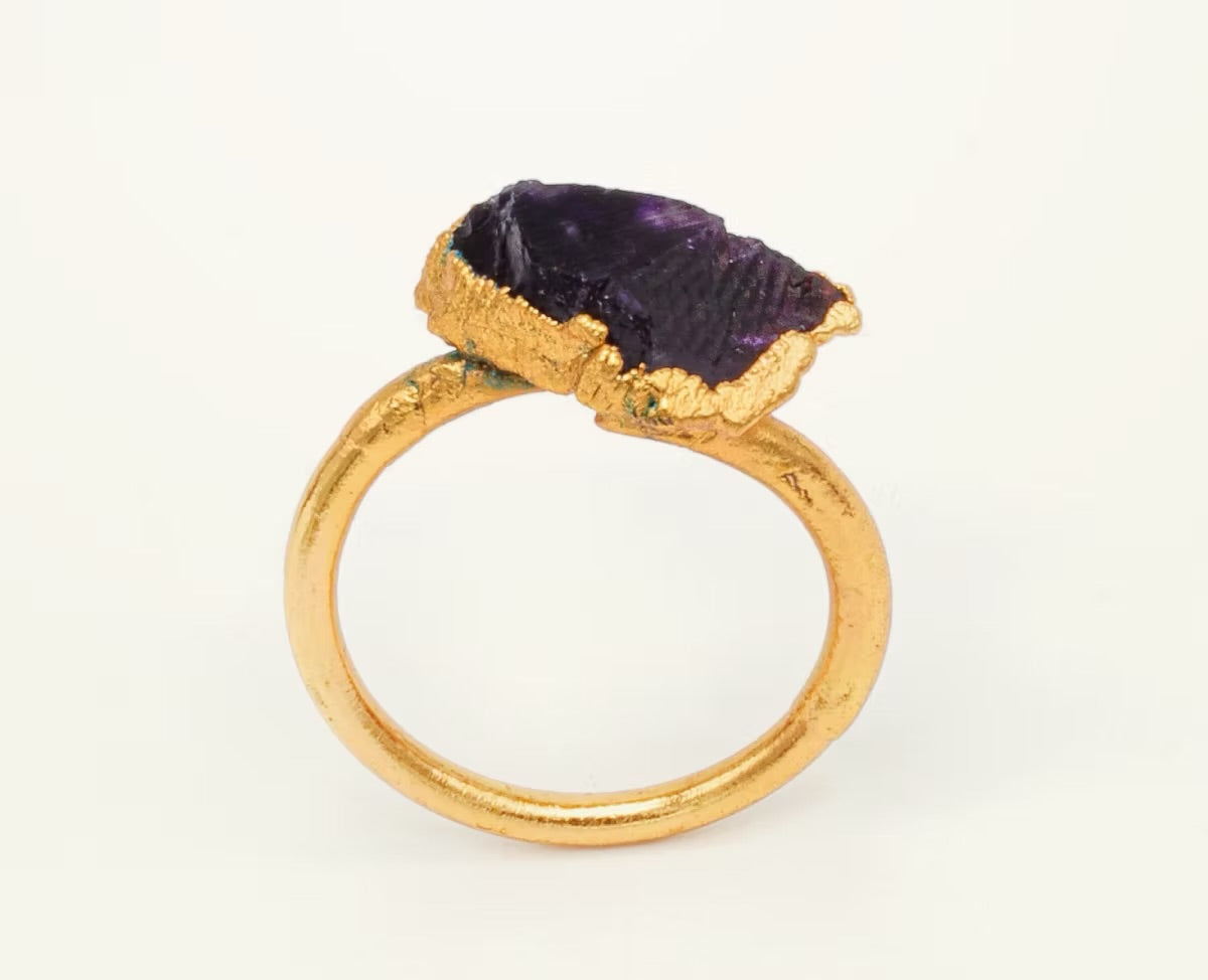 Anillo Básico Amatista- FUSIÓN Collection