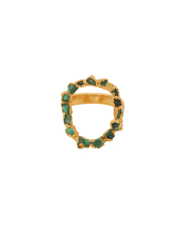 ANILLO CORONA ESMERALDA FUSIÓN