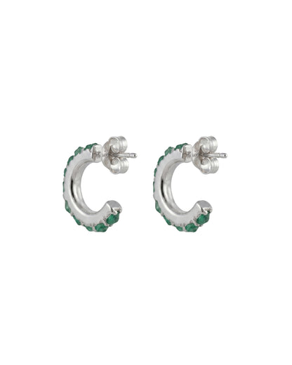 MINI CANDONGA PLATA Y ESMERALDA 1 CM