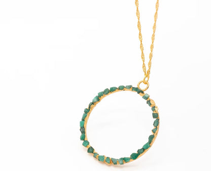 Medium Emerald Crown Pendant FUSION