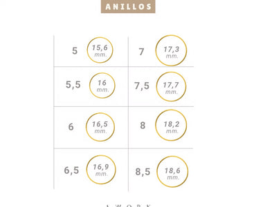 Anillo canutillos separados naturales - FUSIÓN
