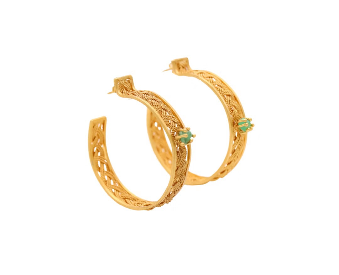 Maxi Candonga Filigrana Esmeralda