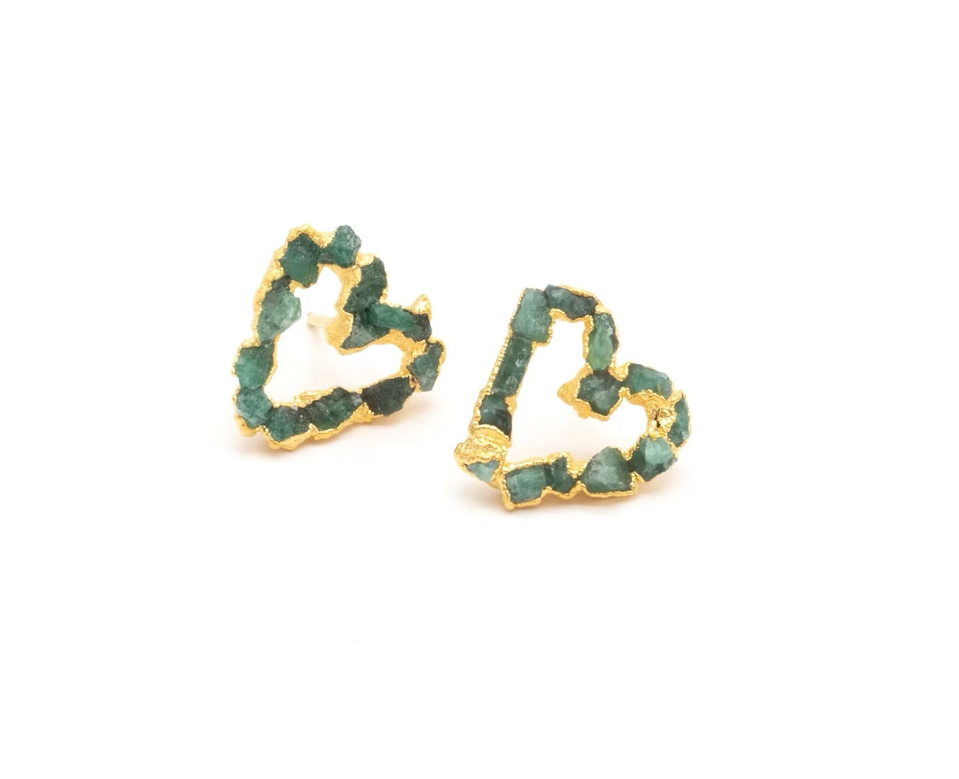 Topo Pequeño Corazón Esmeralda