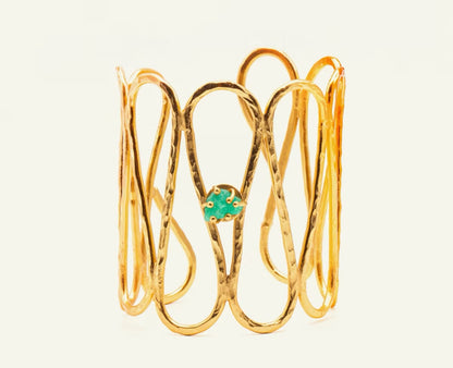 Brazalete Ondas Esmeralda