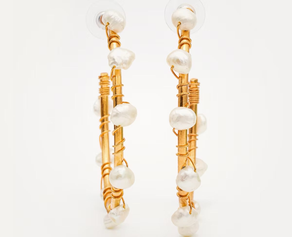 Candonga mediana perla tejida