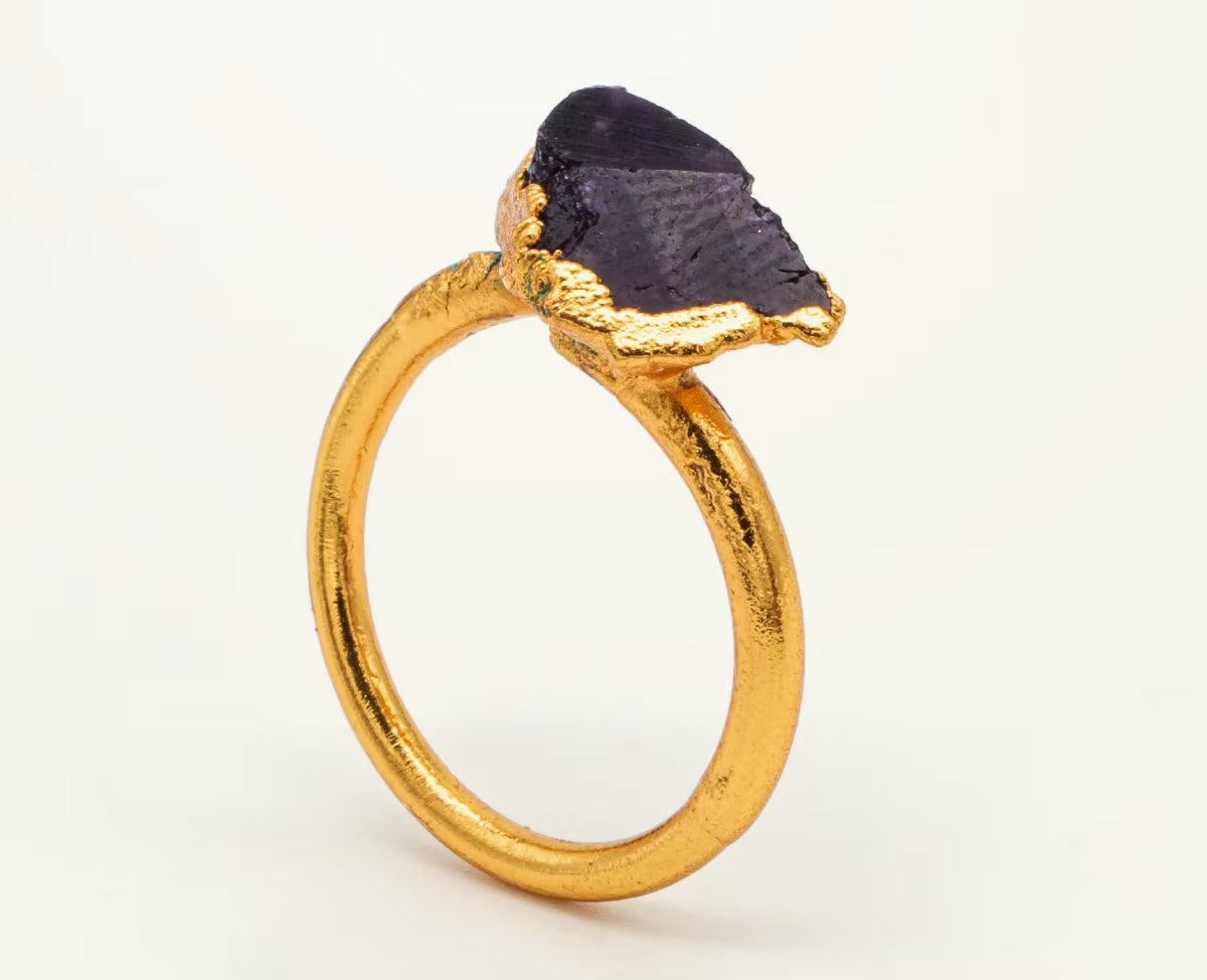 Anillo Básico Amatista- FUSIÓN Collection