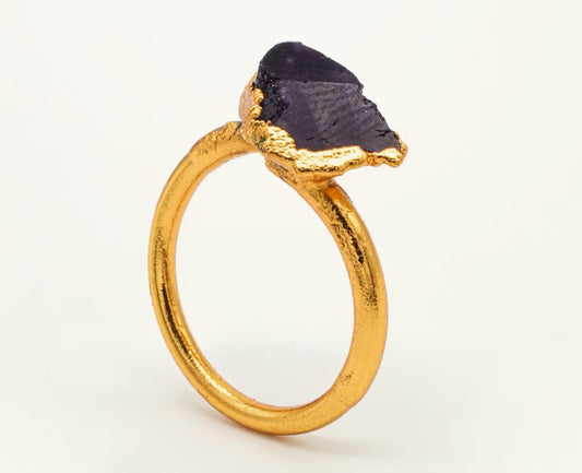 Anillo Básico Amatista- FUSIÓN Collection