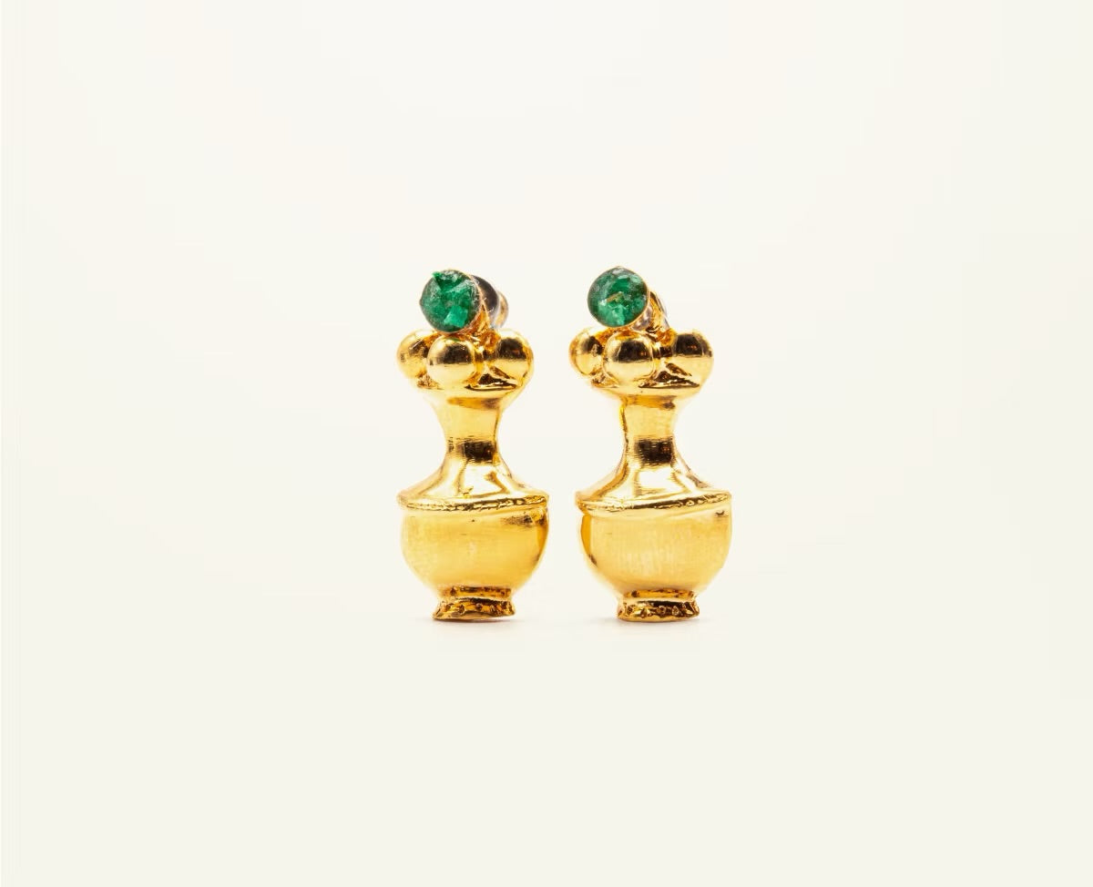 Emerald Poporo Topo - Pre-Columbian Collection