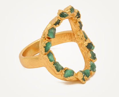 Emerald Crown Ring - FUSION Collection
