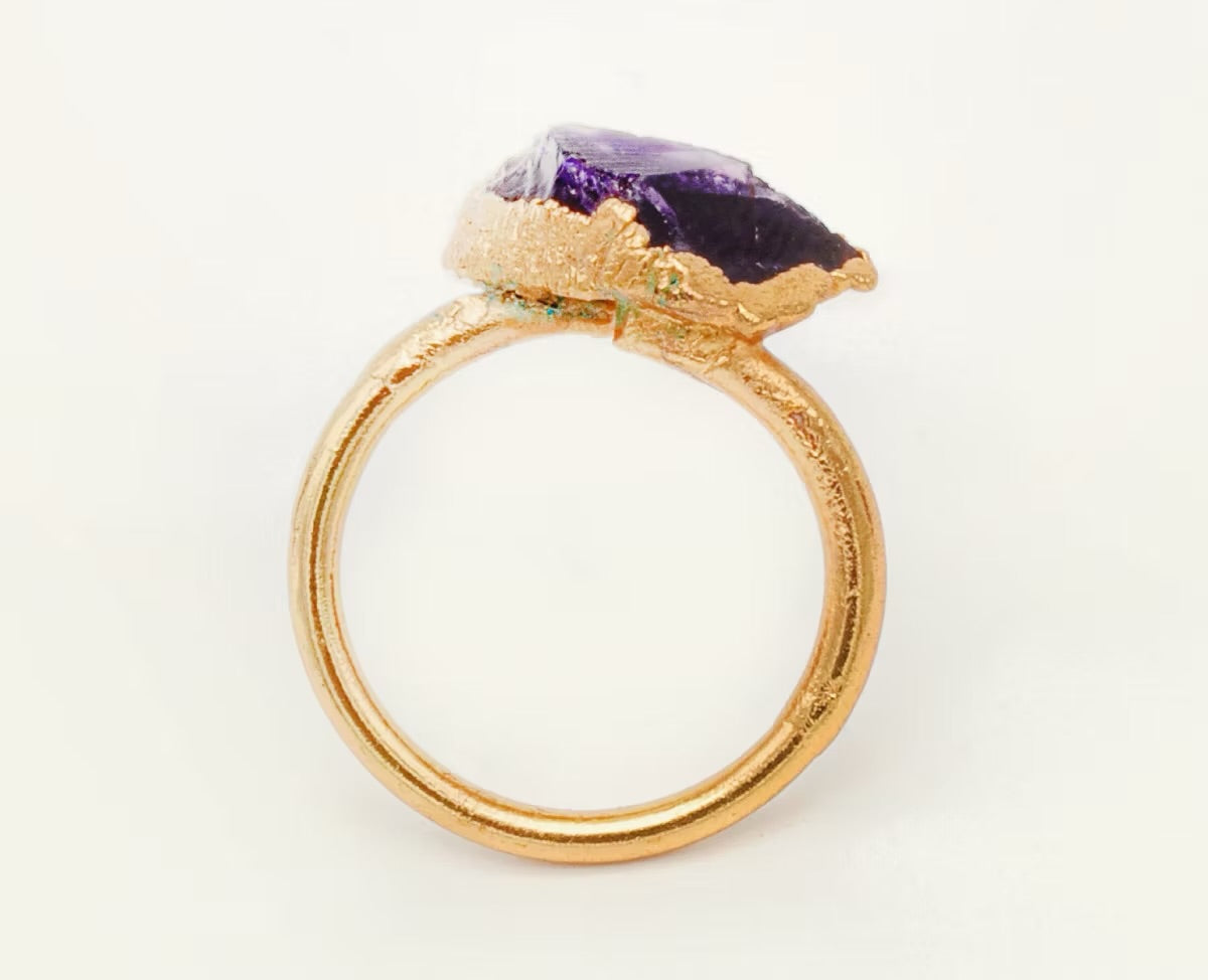 Anillo Básico Amatista- FUSIÓN Collection