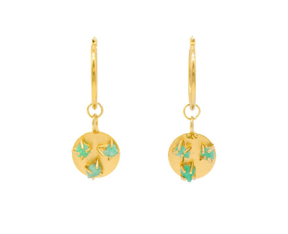 Candonga Dije 3 Uñas Esmerlda Colgante