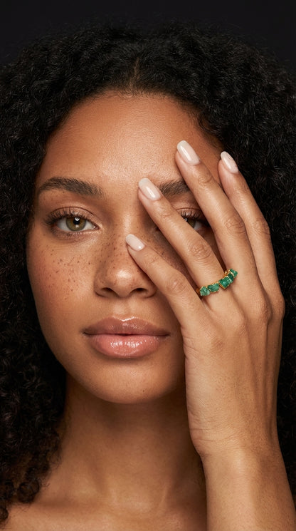 Emerald Line Ring - FUSION Collection