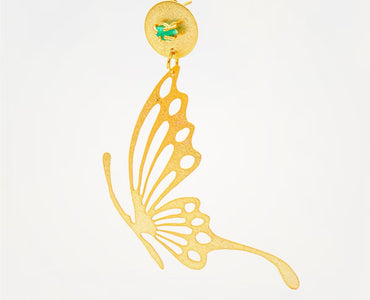 Emerald Butterfly Earring - WILD collection