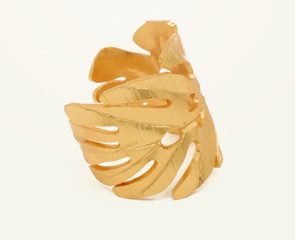 Anillo hoja de balazo argolla