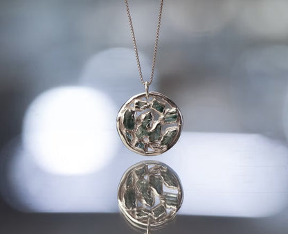 I said mosaic circle silver 925 emerald fusion