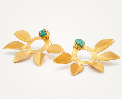 Topo 5 hojas reemplazable esmeralda