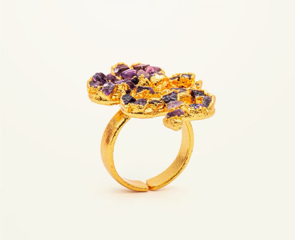 Anillo Serpiente Amatista- FUSIÓN Collection