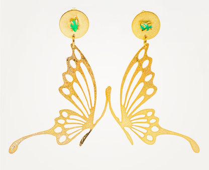 Emerald Butterfly Earring - WILD collection