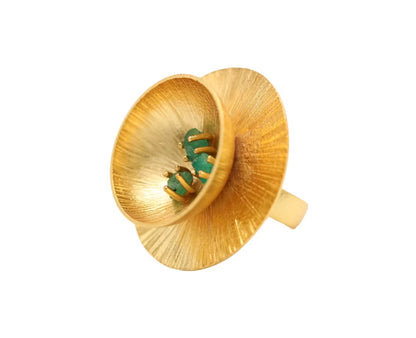 Anillo Tácita de Té Esmeralda