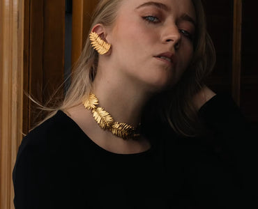 Earcuff Hoja Pino Romerón | Naturaleza Viva Collection